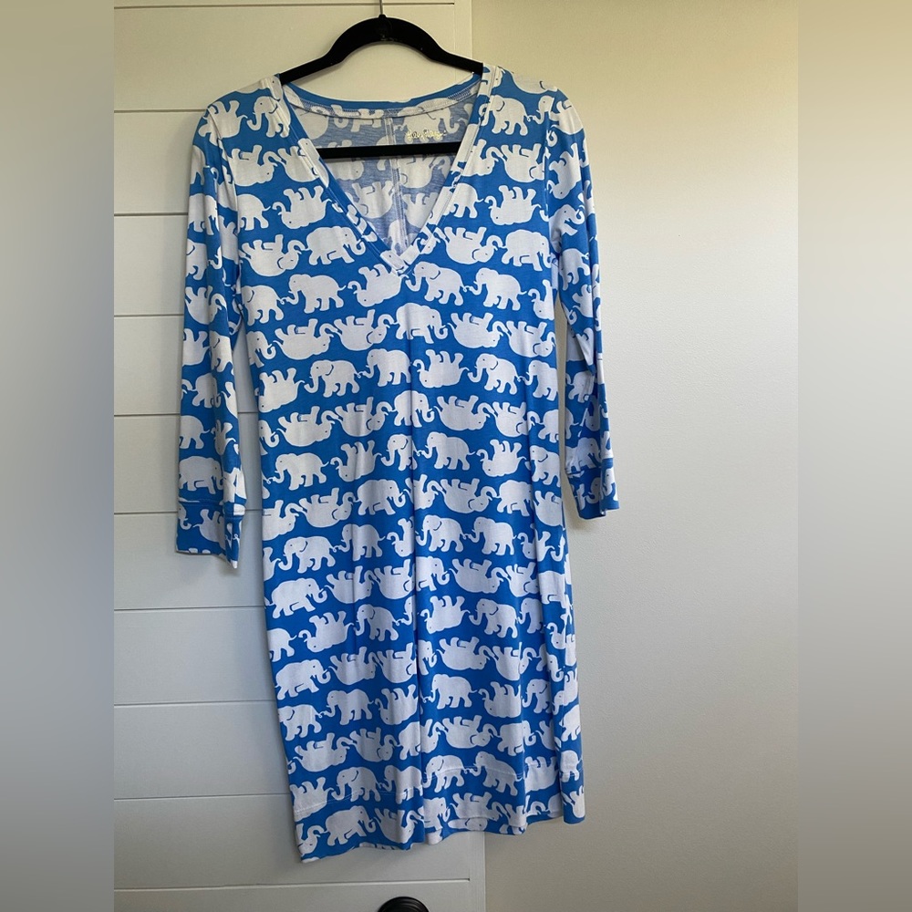 Lily Pulitzer Elephant Print Dress